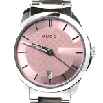 Pink Glass Gucci Watch