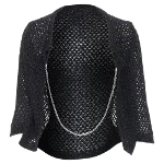 Black Cotton Chanel Cardigan