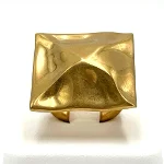Gold Metal Valentino Ring
