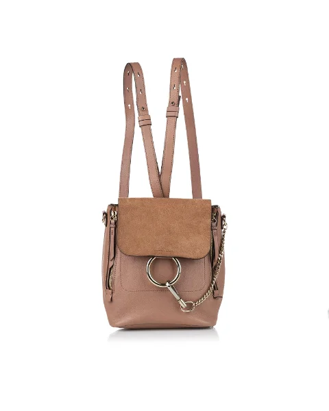 Brown Leather Chloé Backpack