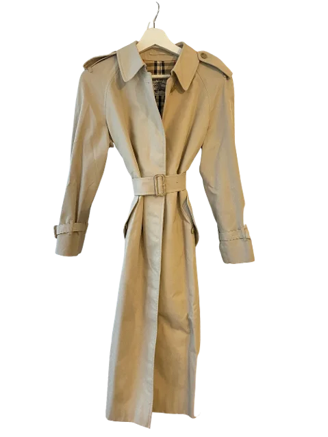 Beige Cotton Burberry Coat