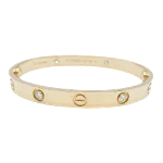 Gold Metal Cartier Bracelet