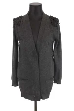 Grey Wool Sandro Vest