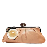 Brown Leather Marni Clutch