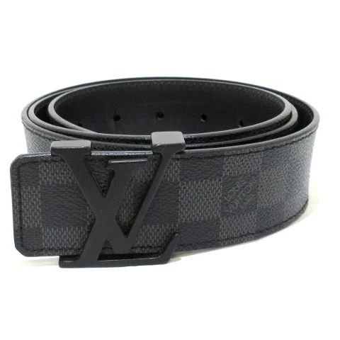 Black Fabric Louis Vuitton Belt
