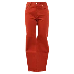 Red Cotton Loro Piana Jeans