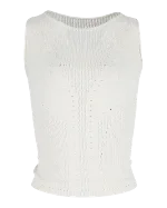 White Fabric Alberta Ferretti Top