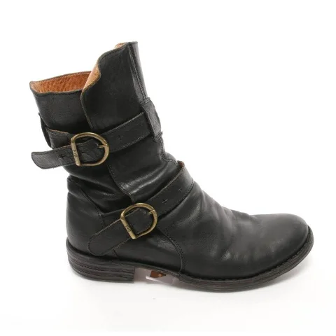 Black Leather Fiorentini+baker Boots