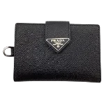 Black Leather Prada Wallet