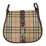 Brown Canvas Burberry Crossbody Bag