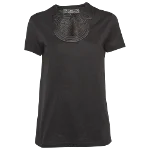 Black Fabric Salvatore Ferragamo Top