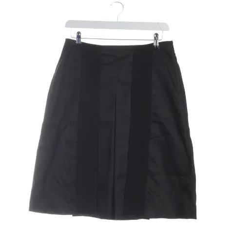 Black Fabric Prada Skirt