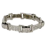 Silver Metal Salvatore Ferragamo Bracelet