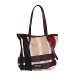 Multicolor Canvas Burberry Tote