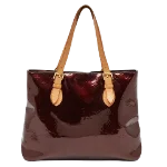 Burgundy Leather Louis Vuitton Brentwood