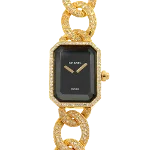 Black Yellow Gold Chanel Watch