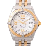 White Stainless Steel Breitling Watch