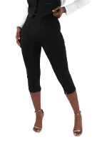 Black Fabric Anine Bing Pants