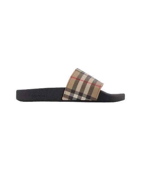 Beige Fabric Burberry Sandals