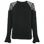 Black Fabric All Saints Top