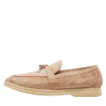 Beige Suede Loro Piana Flats