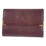 Red Leather Cartier Wallet