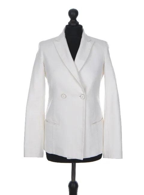 White Cotton Fabiana Filippi Jacket