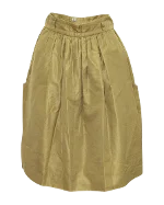 Green Cotton Yves Saint Laurent Skirt