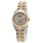 Grey Yellow Gold Rolex Watch