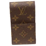 Brown Canvas Louis Vuitton Etuit à Cigarettes