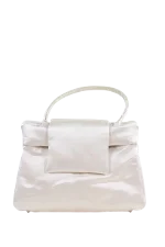 White Polyester Paule Ka Handbag