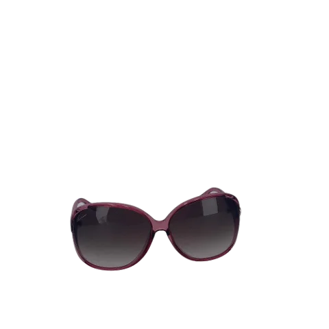 Red Plastic Gucci Sunglasses