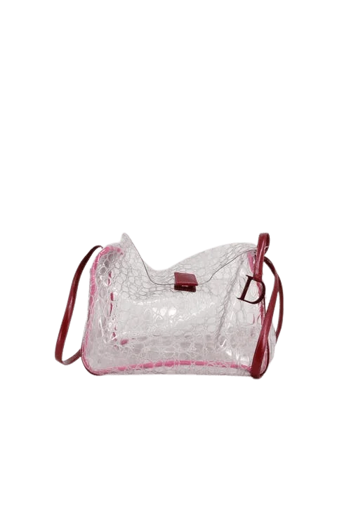 White Plastic Dior Shoulder Bag