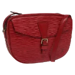 Red Leather Louis Vuitton Jeune Fille