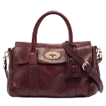 Burgundy Leather Mulberry Handbag