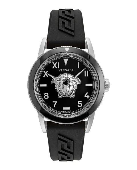 Metallic Fabric Versace Watch
