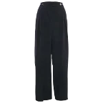 Black Silk Valentino Pants