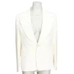 White Silk Tom Ford Blazer