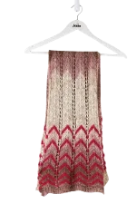 Pink Fabric Missoni Scarf