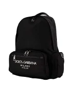 Black Fabric Dolce & Gabbana Backpack