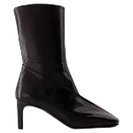 Black Leather Jil Sander Boots