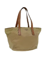 Beige Nylon Prada Handbag