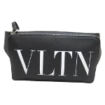 Black Leather Valentino Belt Bag