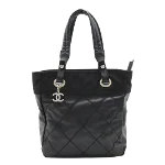 Black Canvas Chanel Paris Biarritz