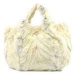 White Fur Tod's Handbag