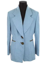 Blue Wool Dior Blazer