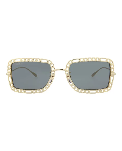 Gold Metal Gucci Sunglasses