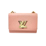 Pink Leather Louis Vuitton Twist