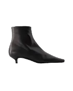 Black Leather Totême Boot