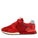 Red Suede Louis Vuitton Sneakers